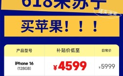 苏宁易购宣布iPhone 16 Pro首次参加国补：5499元起！