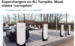 美国一高速64个特斯拉超充桩被拆除：马斯克痛斥腐败！