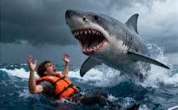 墨西哥鲨鱼专家被鲨鱼攻击：我整个头都在它嘴里 鲨鱼也受到了惊吓 但这不是鲨鱼的错！