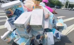 配送员电动车严重超载 被大包裹“堆成小山” 山姆回应：需咨询第三方物流平台！