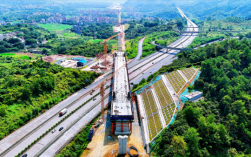 跨度达180米！国内在建高铁最大跨度系杆拱主体完工!