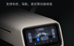 小米YU7后排VIP神器：4合1操控屏 空调/座椅/音乐/导航全搞定!