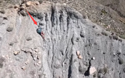 惊险获救！美一名女性徒步者近乎垂直悬崖一小时 中间差点坠下！