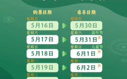 放假3天不调休 端午假期火车票即将开售 购票日历来了！