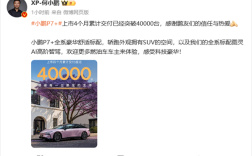 20万级AI智驾轿跑！小鹏P7+上市四个月累计交付突破40000大关！