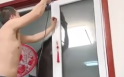 男子住32楼为防大风将窗户全封死 等风过去后再拆掉！