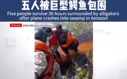 飞机故障迫降亚马逊鳄鱼巢穴 获救者：鳄鱼和蛇整晚盯着我们！