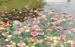 远低于往年！广西瓜农因收购价低把西瓜扔进池塘