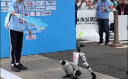 宇树G1机器人比赛摔倒后自主站起 遗憾未获半马名次！