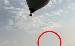 危险！印度一男子被热气球绳索缠住升空后坠亡！